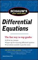 Bronson, Richard - Schaum's Easy Outline of Differential Equations - 9780071779814 - V9780071779814
