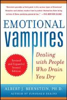 Albert J. Bernstein - Emotional Vampires: Dealing with People Who Drain You Dry - 9780071790956 - V9780071790956