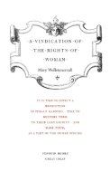 Mary Wollstonecraft - Vindication of the Rights of Woman - 9780141018911 - 9780141018911