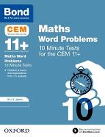 Michellejoy Hughes - BOND 11+ CEM: CEM Maths Word Problems 10 Minute Tests:: 10-11 Years - 9780192759405 - V9780192759405