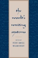  - The World's Writing Systems - 9780195079937 - V9780195079937