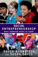 David Bornstein - Social Entrepreneurship: What Everyone Needs to Know - 9780195396331 - V9780195396331