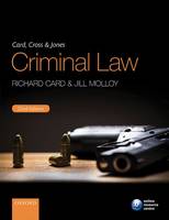 Richard Card - Card, Cross & Jones Criminal Law - 9780198753094 - V9780198753094