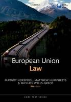 Margot Horspool - European Union Law (Core Texts Series) - 9780198758525 - V9780198758525