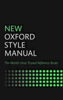 Oxford University Press - New Oxford Style Manual - 9780198767251 - V9780198767251