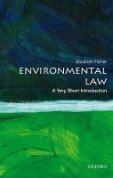 Elizabeth Fisher - Environmental Law: A Very Short Introduction - 9780198794189 - V9780198794189