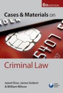 Janet Dine - Cases and Materials on Criminal Law - 9780199541980 - V9780199541980
