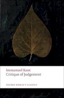 Immanuel Kant - Critique of Judgement - 9780199552467 - V9780199552467