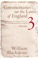 William Blackstone - Commentaries on the Laws of England - 9780226055435 - V9780226055435