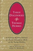 Thomas Hobbes - Three Discourses - 9780226345468 - V9780226345468