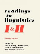 Eric P. Hamp - Readings in Linguistics - 9780226410272 - V9780226410272