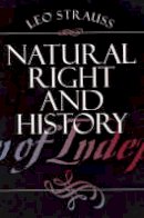Leo Strauss - Natural Right and History - 9780226776941 - V9780226776941