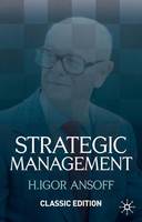 H. Igor Ansoff - Strategic Management - 9780230525481 - V9780230525481