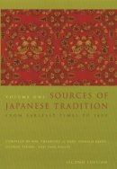 De Bary - Sources of Japanese Tradition: From Earliest Times to 1600 - 9780231121392 - V9780231121392