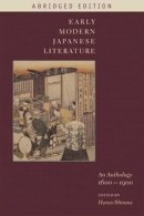 Haruo Shirane (Ed.) - Early Modern Japanese Literature: An Anthology, 1600-1900 (Abridged Edition) - 9780231144155 - V9780231144155