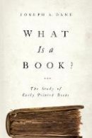 Joseph A. Dane - What is a Book? - 9780268026097 - V9780268026097
