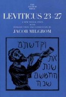 Jacob Milgrom - Leviticus 23-27 - 9780300139419 - V9780300139419