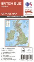 Ordnance Survey - British Isles Physical (OS Wall Map) - 9780319148426 - V9780319148426