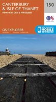 Ordnance Survey - Canterbury and the Isle of Thanet (OS Explorer Map) - 9780319243435 - V9780319243435