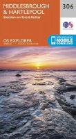 Ordnance Survey - Middlesbrough and Hartlepool, Stockton-on-Tees and Redcar (OS Explorer Map) - 9780319245583 - V9780319245583