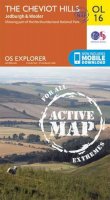 Ordnance Survey - The Cheviot Hills, Jedburgh & Wooler (OS Explorer Map Active) - 9780319469347 - V9780319469347