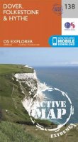 Ordnance Survey - Dover, Folkstone and Hythe (OS Explorer Active Map) - 9780319470107 - V9780319470107