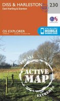 Ordnance Survey - Diss & Harleston (OS Explorer Active Map) - 9780319471029 - V9780319471029