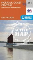 Ordnance Survey - Norfolk Coast Central (OS Explorer Active Map) - 9780319471234 - V9780319471234