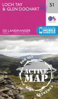 Ordnance Survey - Loch Tay & Glen Dochart (OS Landranger Active Map) - 9780319473740 - V9780319473740