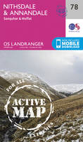 Ordnance Survey - Nithsdale & Annandale, Sanquhar & Moffat (OS Landranger Active Map) - 9780319474013 - V9780319474013