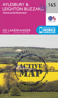 Ordnance Survey - Aylesbury, Leighton Buzzard, Thame & Berkhamstead (OS Landranger Active Map) - 9780319474884 - V9780319474884