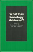 Christopher Bryant (Ed.) - What Has Sociology Achieved? - 9780333460450 - V9780333460450