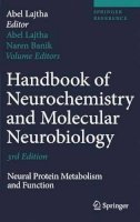 Lajtha  N.s. Abel - Handbook of Neurochemistry and Molecular Neurobiology - 9780387303468 - V9780387303468