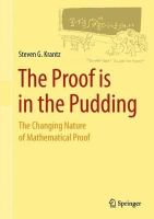 Steven G. Krantz - The Proof is in the Pudding - 9780387489087 - V9780387489087