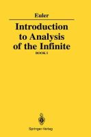 Leonard Euler - Introduction to Analysis of the Infinite: Book I - 9780387968247 - V9780387968247
