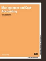 Colin Drury - MANAGEMENT AND COST ACCOUNTING (Management & Cost Accounting) - 9780412463907 - V9780412463907
