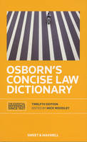 Woodley - Osborn's Concise Law Dictionary - 9780414023208 - V9780414023208