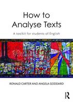 Ronald Carter - How to Analyse Texts: A toolkit for students of English - 9780415836807 - V9780415836807