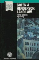E.swinfen Green~N. Henderson~F.j. Harcup - Green and Henderson: Land Law (Concise Course Texts) - 9780421523005 - KEX0162260
