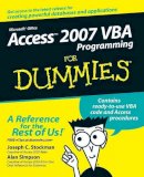 Joseph C. Stockman - Access 2007 VBA Programming For Dummies - 9780470046531 - V9780470046531