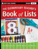 Gary R. Muschla - The Elementary Teacher´s Book of Lists - 9780470501986 - V9780470501986