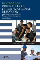 Locke - Handbook of Principles of Organizational Behavior: Indispensable Knowledge for Evidence-Based Management - 9780470740958 - V9780470740958