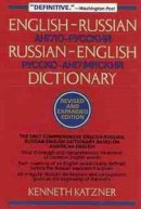 Kenneth Katzner - English-Russian, Russian-English Dictionary - 9780471017073 - V9780471017073