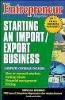 Entrepreneur Magazine - Starting an Import/Export Business - 9780471110583 - V9780471110583