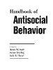 Stoff - Handbook of Antisocial Behavior - 9780471124528 - V9780471124528