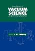Lafferty - Foundations of Vacuum Science and Technology - 9780471175933 - V9780471175933