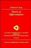 Krishna M. Garg - Theory of Differentiation - 9780471253877 - V9780471253877