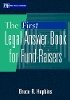 Bruce R. Hopkins - The First Legal Answer Book for Fund-raisers - 9780471356196 - V9780471356196