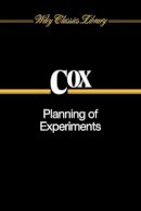 D. R. Cox - Planning of Experiments - 9780471574293 - V9780471574293