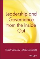 Gandossy - Leadership and Governance from the Inside Out - 9780471671855 - V9780471671855